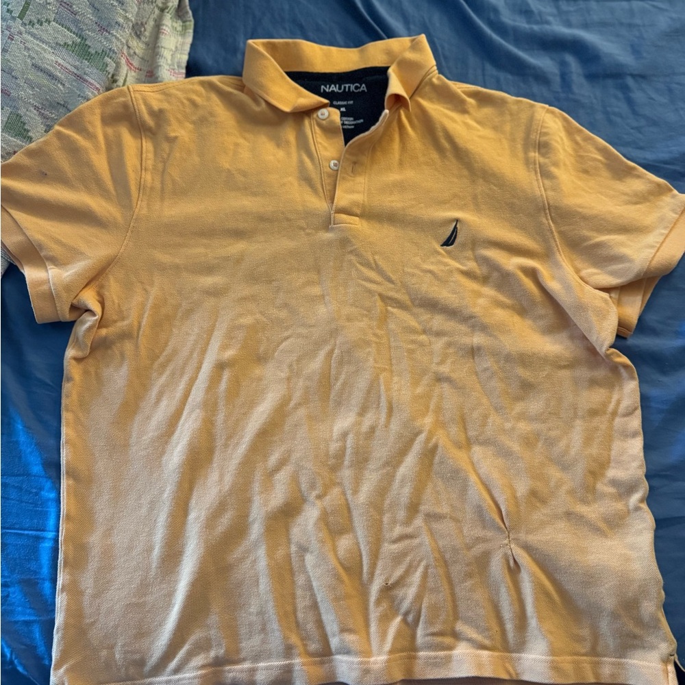 Nautica Yellow Polo Shirt Casual Wear
